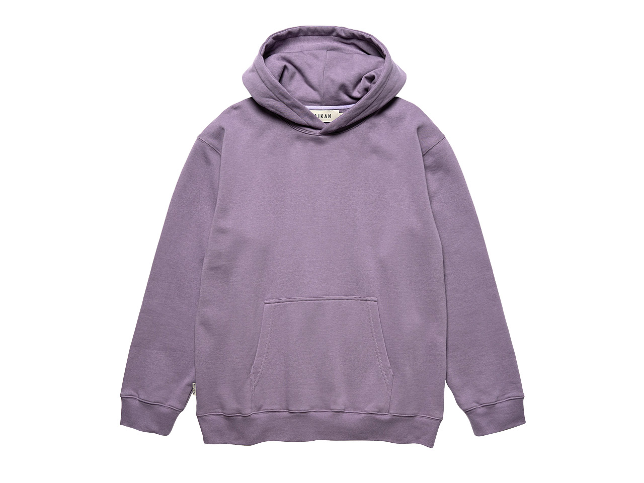 Plain purple hoodie.