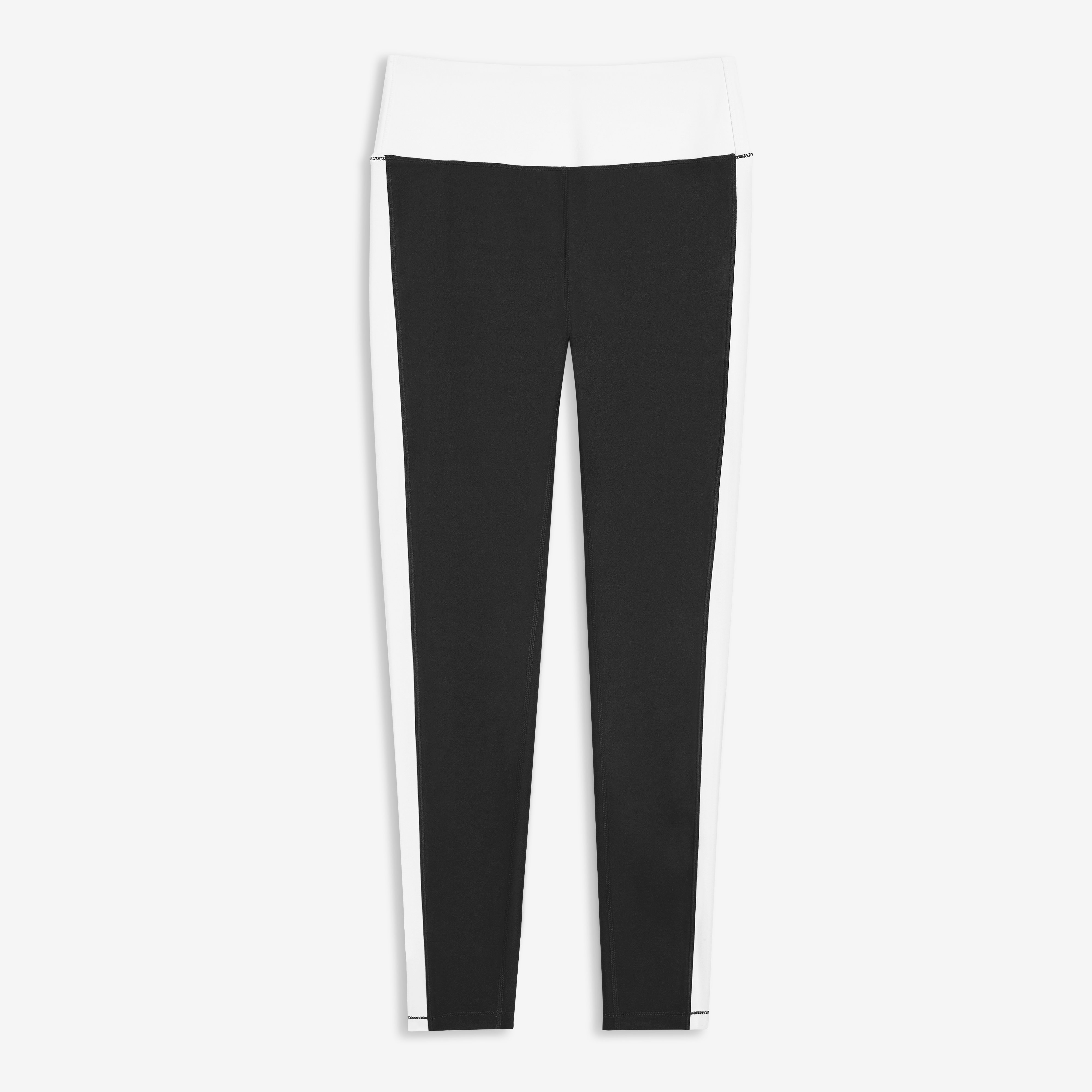 Black and white Joe Fresh leggings on white background