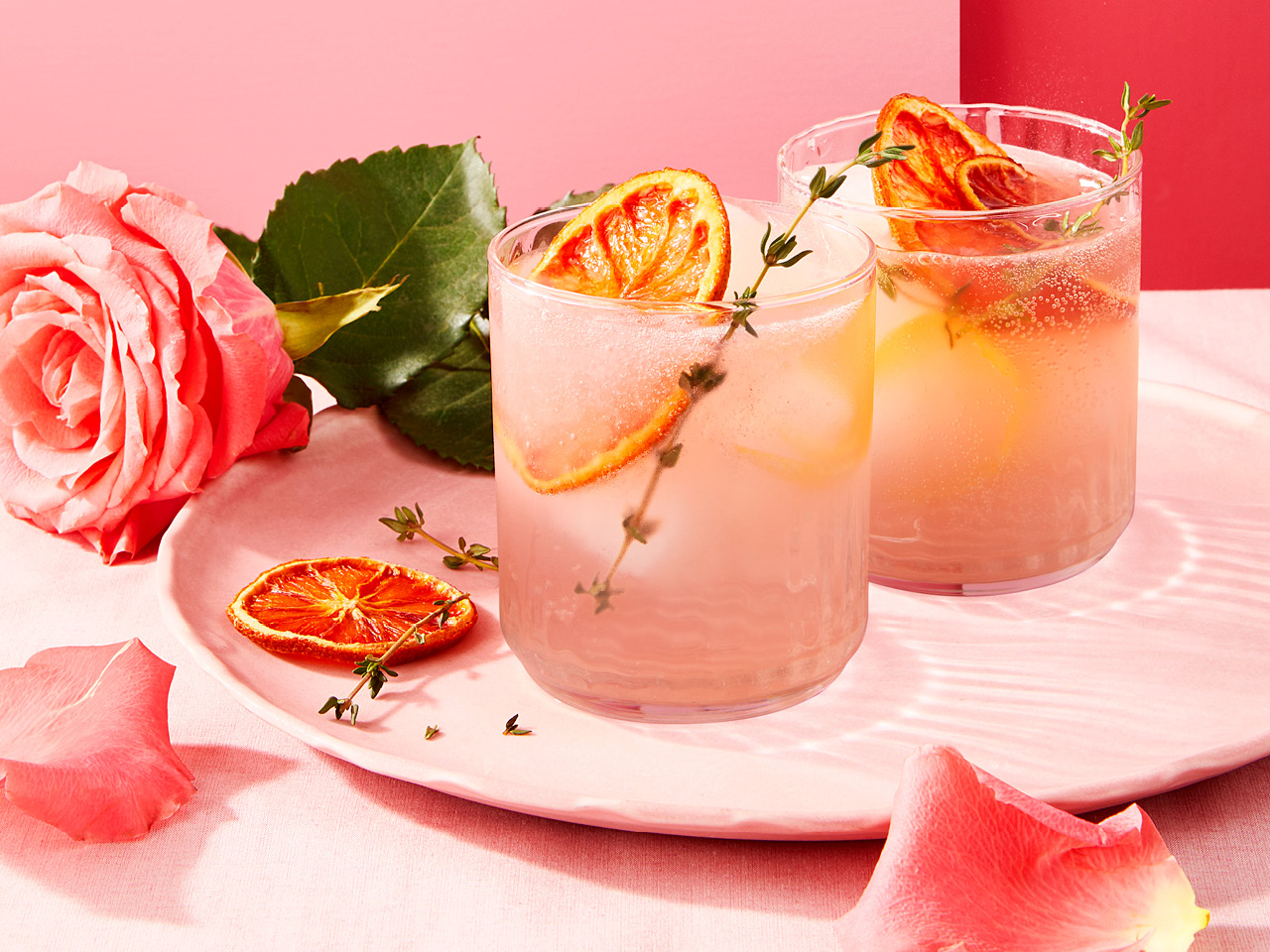 Alcohol-Free Rose Garden Cocktail