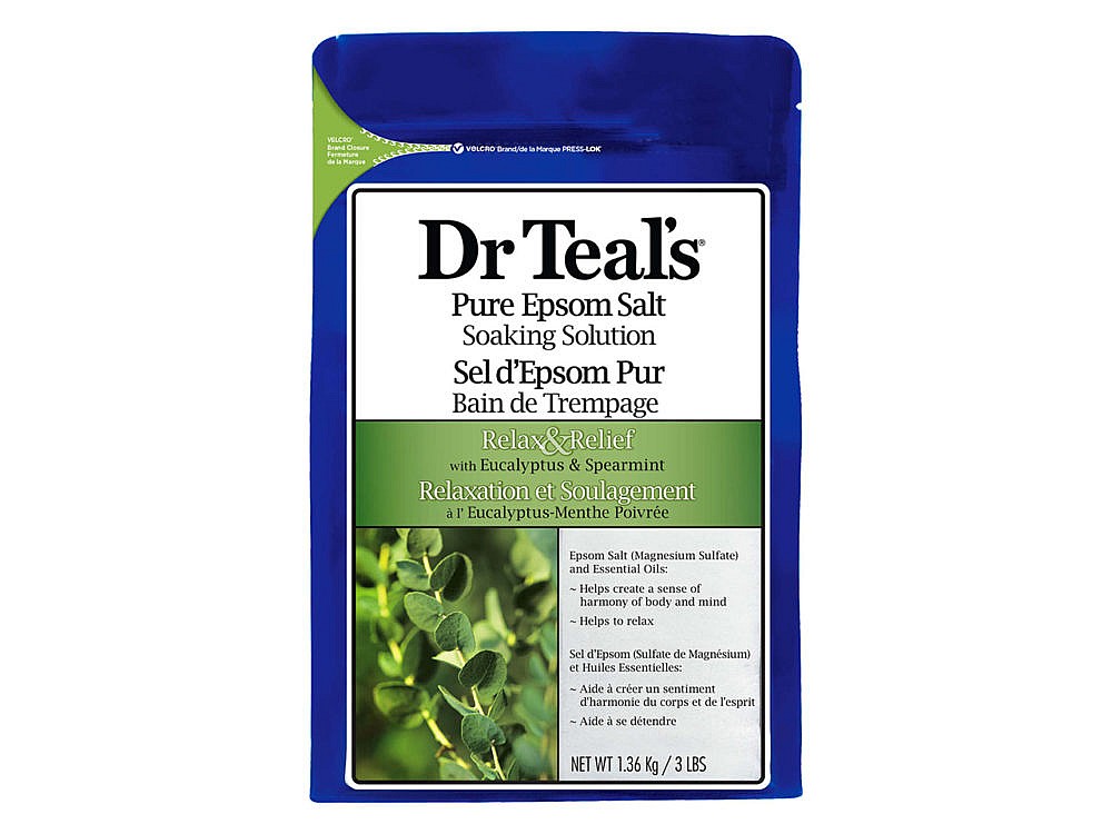 Dr. Teal’s Pure Epsom Salt Soaking Solution with Eucalyptus & Spearmint 