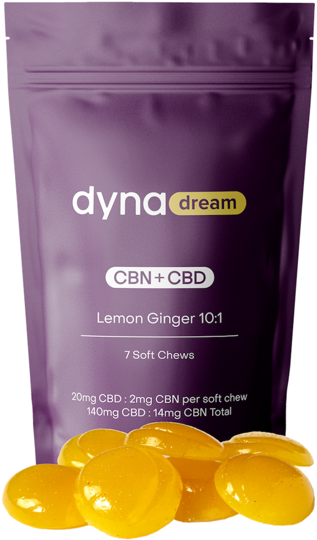 A package of Dynadream CBN chews for better sleep