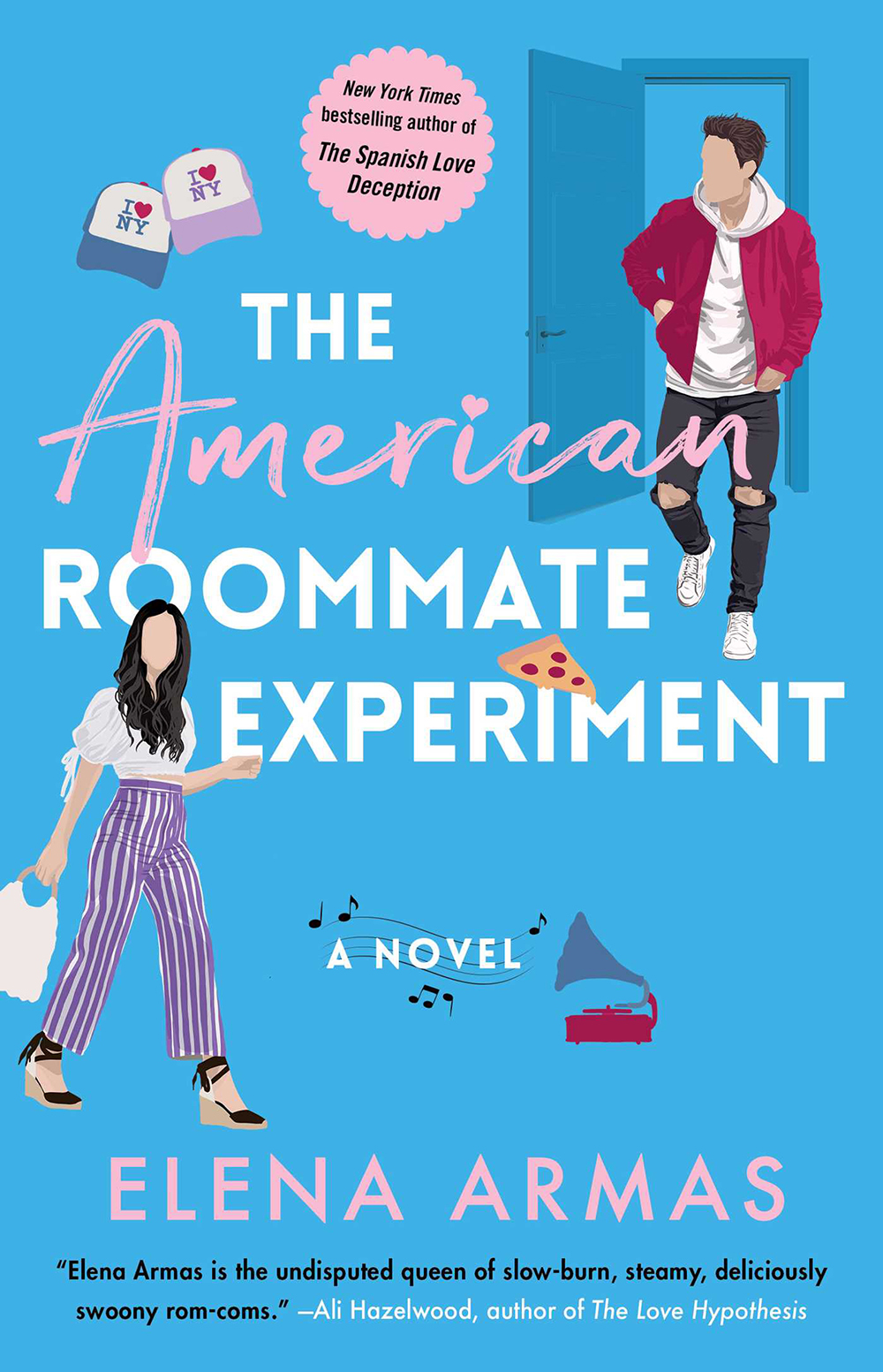 The cover of Elena Armas' romance novel The American Roommate Experiment