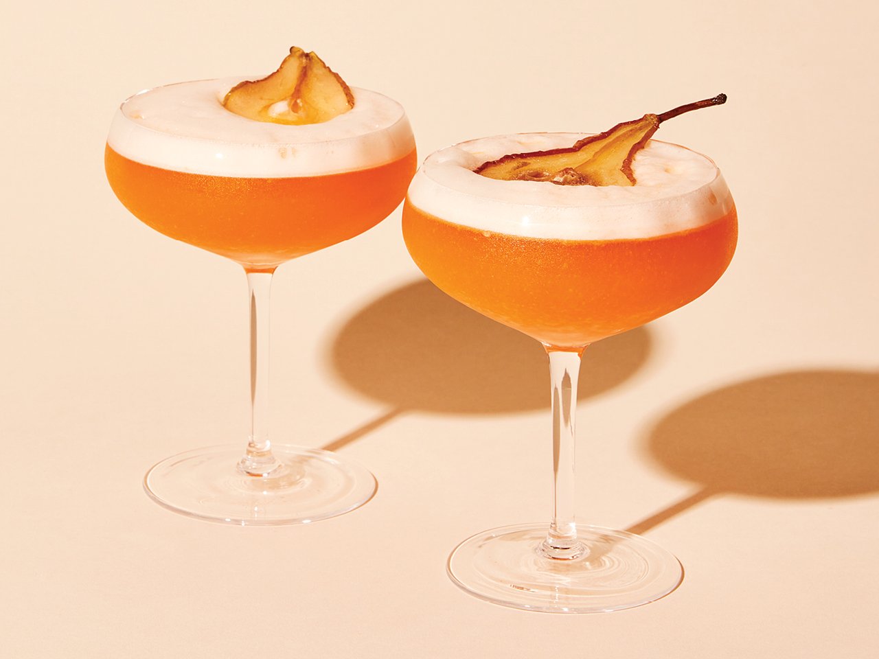 Bartlett Pear Sour Cocktail