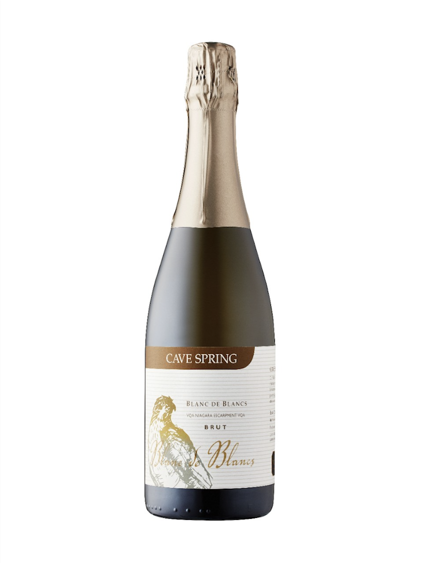 Champagne Sorbet recipe: a bottle of Cave Spring Blanc de Blancs Brut Sparkling
